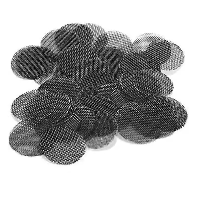 2024 new 304 stainless steel wire mesh cut circles / round screen filter mesh disc