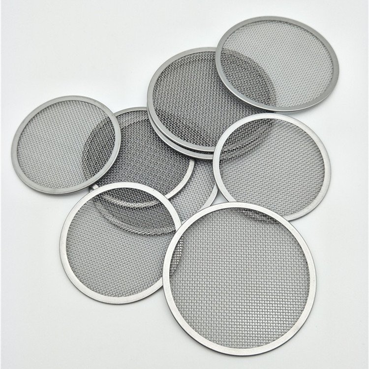2024 new 304 stainless steel wire mesh cut circles / round screen filter mesh disc