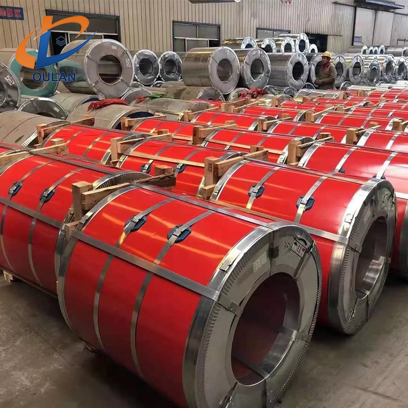 Guaranteed Quality Z60 Z100 Z180 Z275 ppgi ppgl coil color coated galvanized steel coil Dx51d Dx52D Dx53D ppgi steel coil