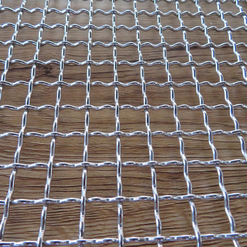 2 4 6 8 10 12 14 16 mesh Stainless steel Square intercrimp WOVEN Wire Mesh