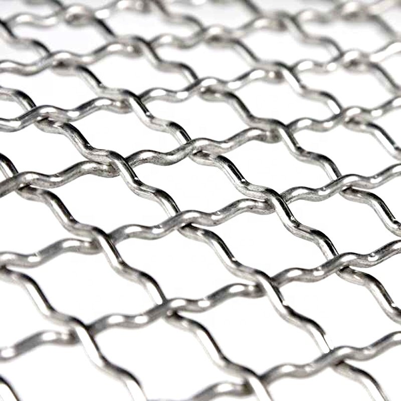 2 4 6 8 10 12 14 16 mesh Stainless steel Square intercrimp WOVEN Wire Mesh