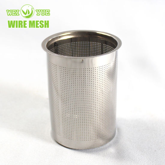 Factory Direct Supply 304 316 Stainless Steel Wire Mesh Perforated Filter Tube Cylinders For Water Oil Filter