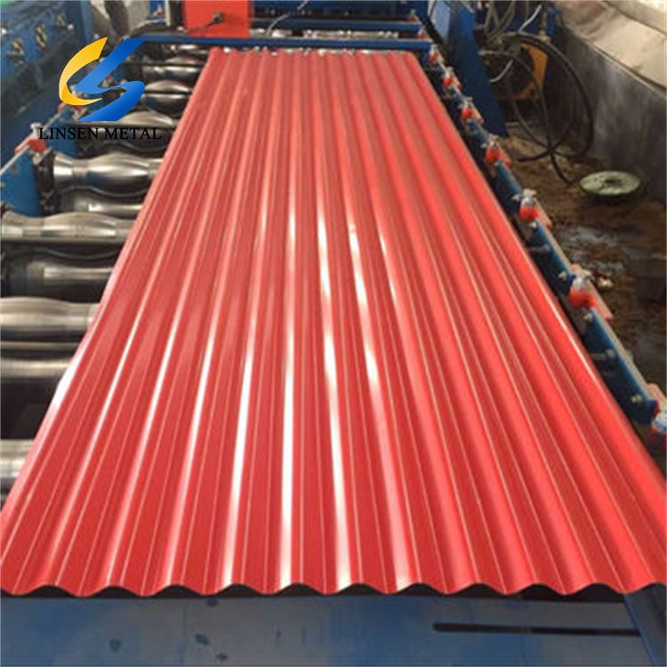 Hot Sale 0.20mm thickness Galvanized Steel Sheet Color Coated Corrugated Roofing Sheet