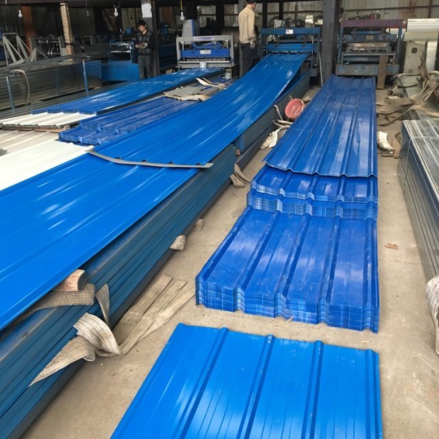 Steel sheet iron sheets roofing galvanized corrugated price color coated metal roofing