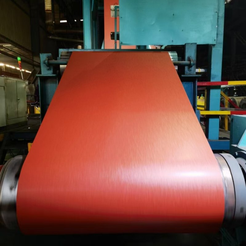 prime quality Ral 3005 ppgi galvanized sheet 0.8mm thick ppgi manufacturer For Prefab House