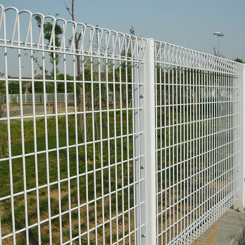 triangle bending fence / 3D curved welded wire mesh panel fence