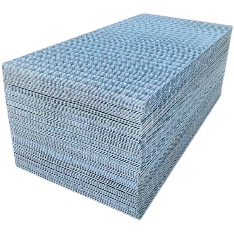 Farm hot-dip galvanized welded mesh panel Livestock plastic coated fence panels 100mm x 50mm welded wire mesh panel