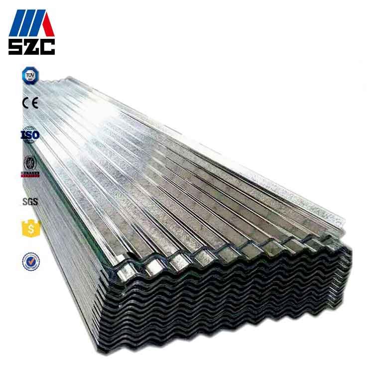 0.22mm galvanized GI corrugated steel roofing sheet