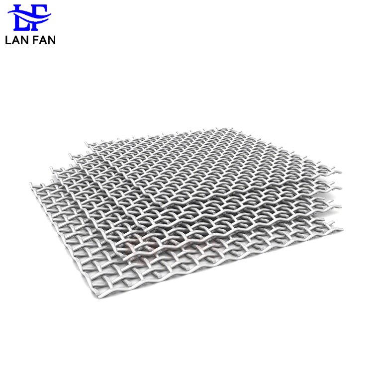Stainless Steel Crimped and Woven Wire Mesh Durable Steel Wire Mesh with Crimped