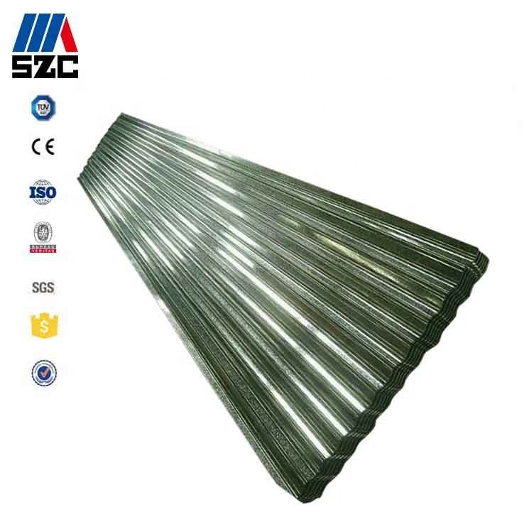 DX51D 0.22mm galvanized GI corrugated steel roofing sheet