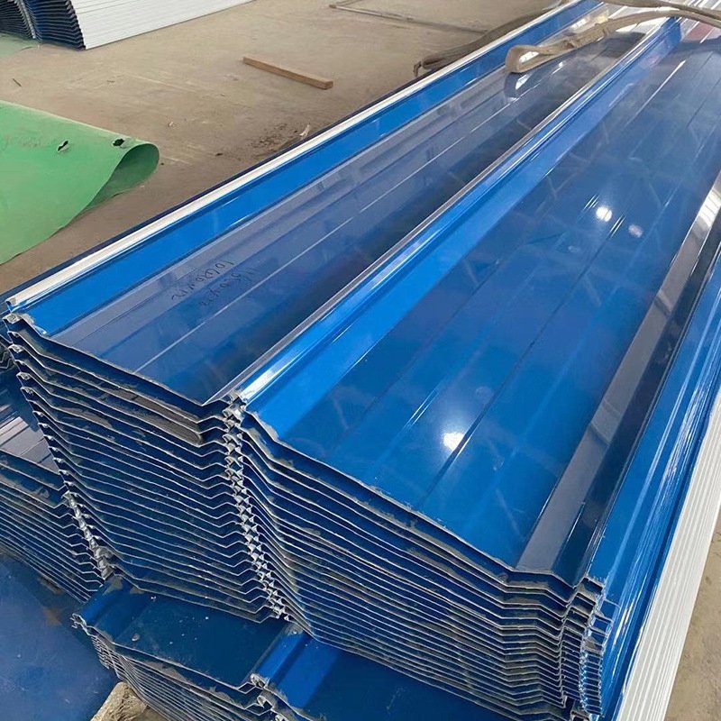 High Quality 28 30 Gauge Galvanized Color Coated Corrugated Steel Sheet for Roof Tiles Custom Processing Services