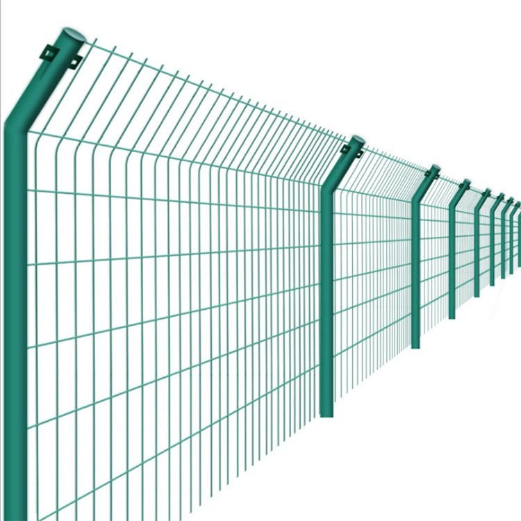 Metal high quality 3d Curved fence V Folds 3d fence Panel Curved Wire Mesh Garden Fence