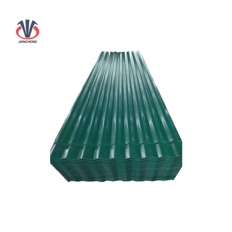 Zinc coated steel corrugated sheet 18 gauge RAL color galvanized corrugated steel roofing sheets