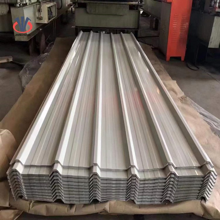 Zinc coated steel corrugated sheet 18 gauge RAL color galvanized corrugated steel roofing sheets