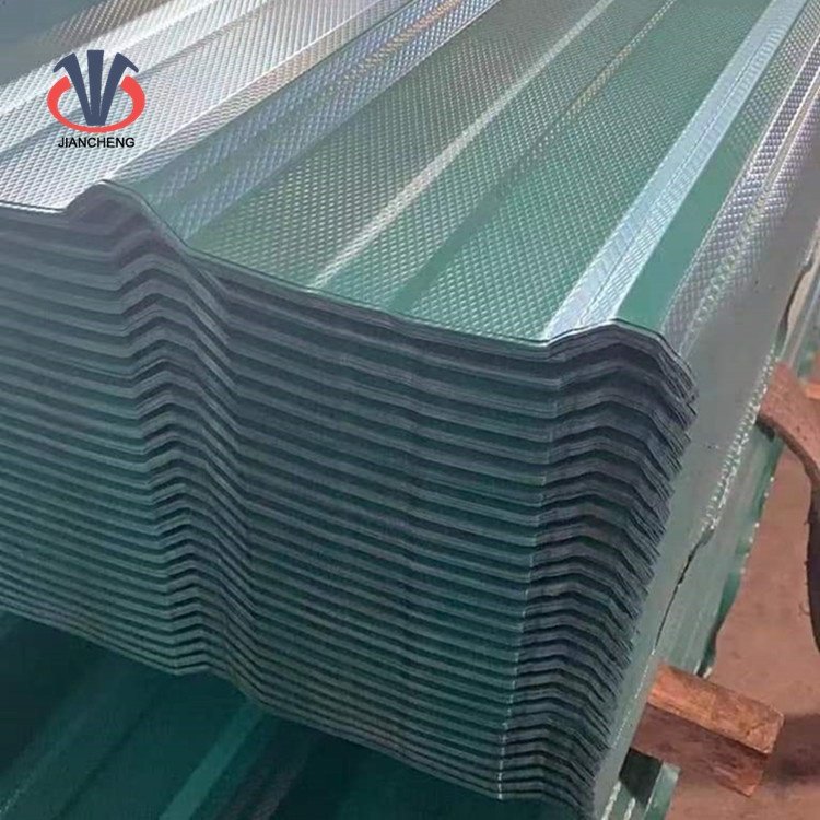 Zinc coated steel corrugated sheet 18 gauge RAL color galvanized corrugated steel roofing sheets