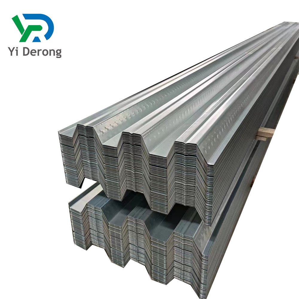 China factory galvanized corrugated steel roof deck/galvanized metal floor board/steel floor bearing board