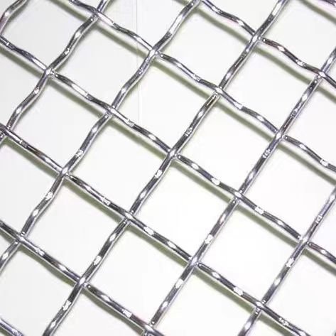 Closed edge crimped screen 1.5mm 2x2 3x3 mesh SS304 stainless steel woven wire mesh