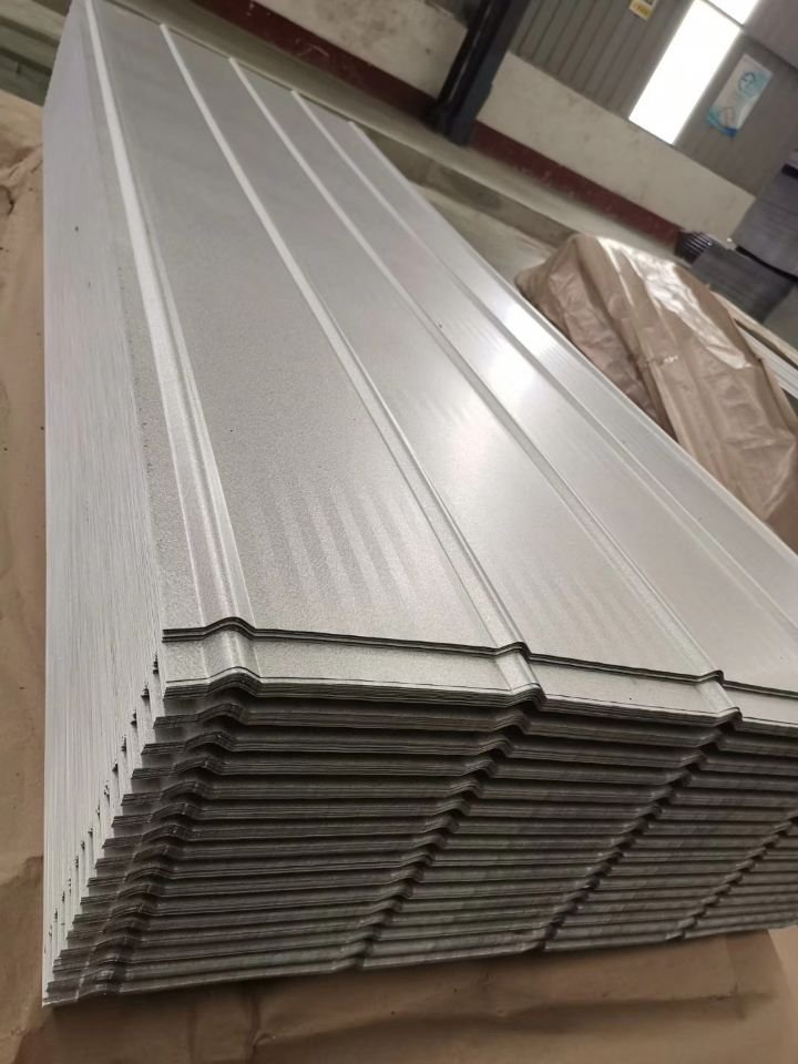 IBR Chromadek Qtile roofing sheets available in green blue grey color popular in South Africa and Zimbabwe