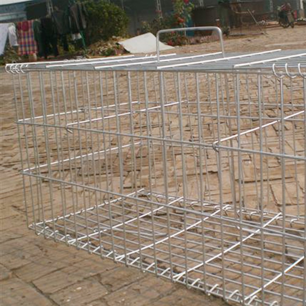Hot Dipped Galvanized Gabion Stone Cage Net for Garden Landscape Welded Iron Wire Mesh Gabion Box Rock Filled Cage
