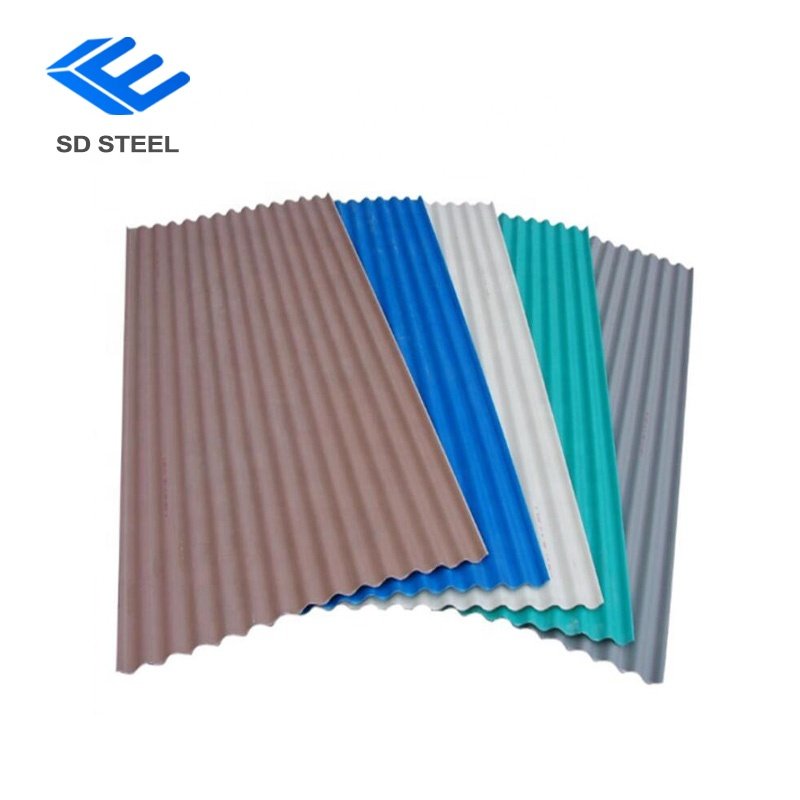 Customized 4x8 Galvanized Corrugated Steel Sheet PPGI Corrugated Zinc Roofing Sheet in Custom Colors and Shapes