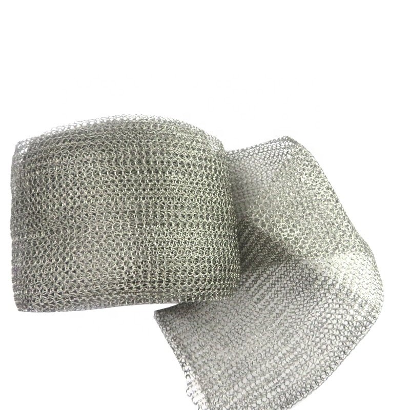 304 316 stainless steel knitted wire mesh basket for plants and trees