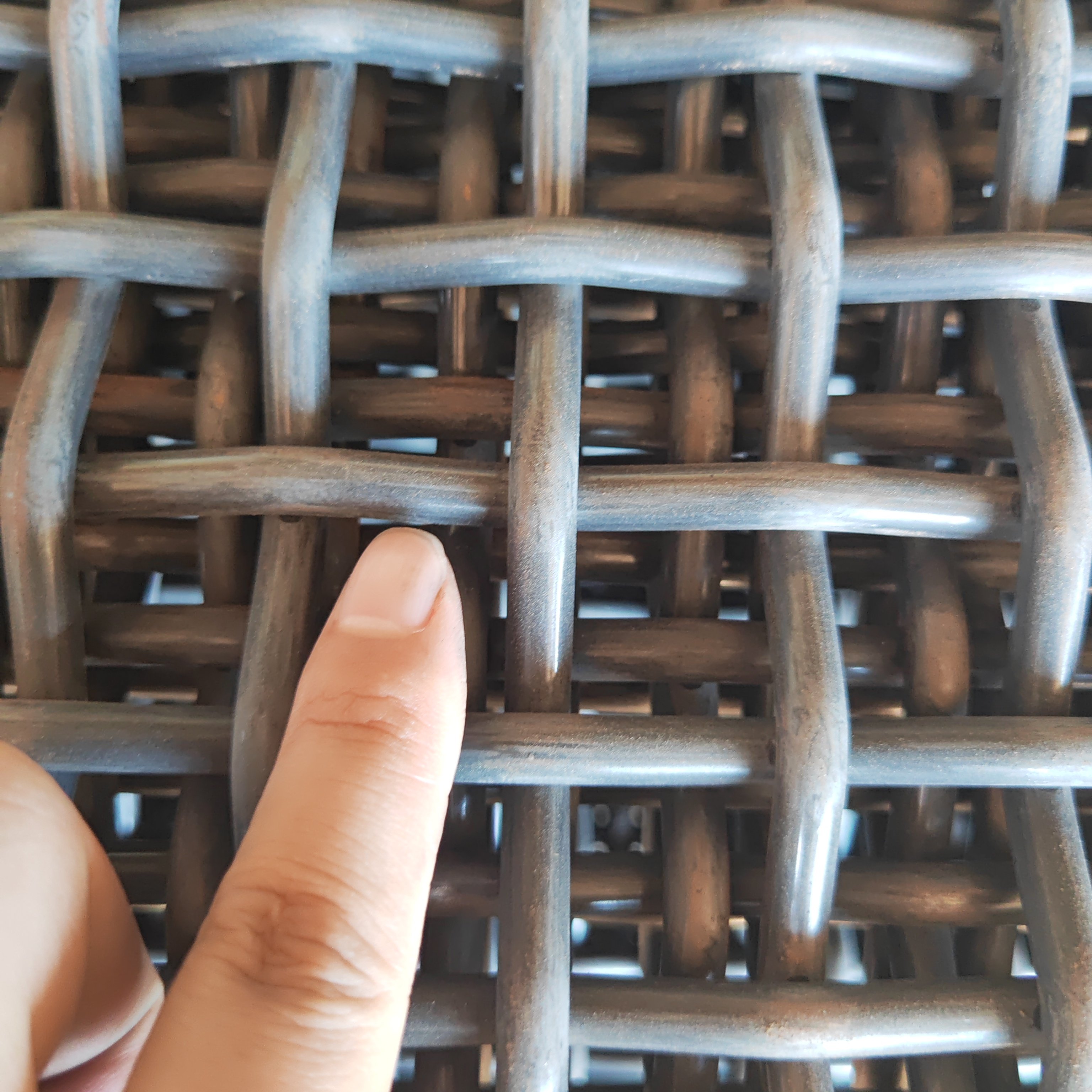 Factory Supplies Galvanized Crimped Square Woven Wire Mesh / Stainless Steel Crimped Wire Mesh