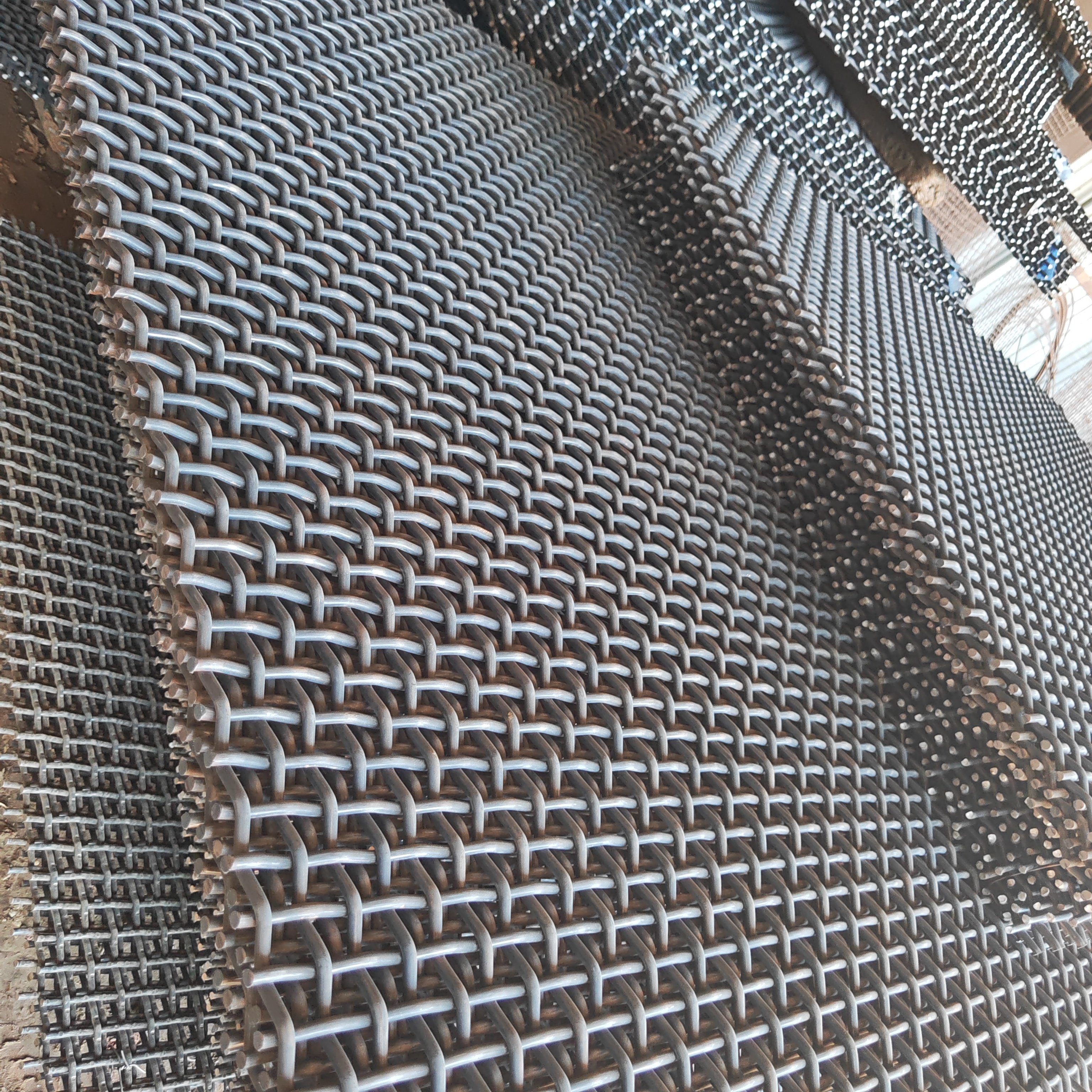 Factory Supplies Galvanized Crimped Square Woven Wire Mesh / Stainless Steel Crimped Wire Mesh