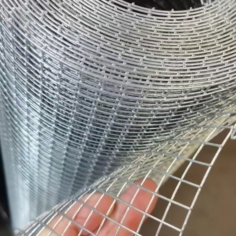 Customizable providing hot-dip galvanized 6mm wire mesh bird cage square hole fabric cutting and welding processing services