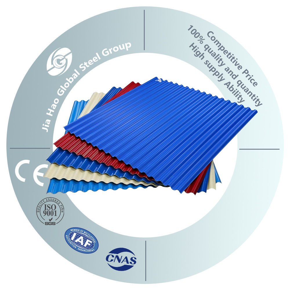 Z60 80 100 120 Cheap color Galvanized Steel Roofing Panels Corrugated Roof Sheets