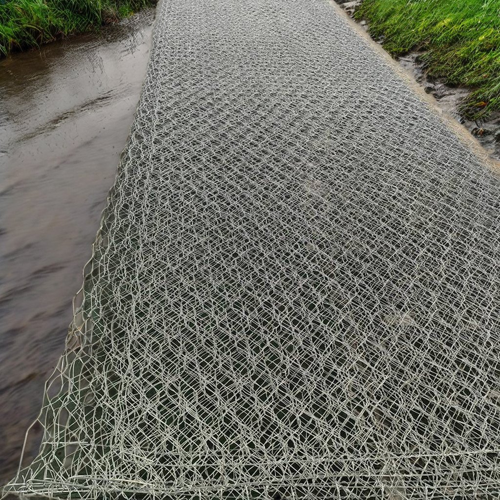 Galvanized Steel Wire Mesh Gabions for Flood Control Ecological Cage Anti-Corrosion and Erosion-Resistant Flood Barrier