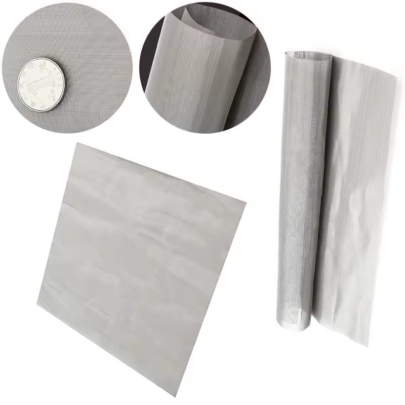 2024 new st 120 Mesh SS 304 Stainless Steel Fine Filter Woven Wire Mesh Screen Cloth Netting