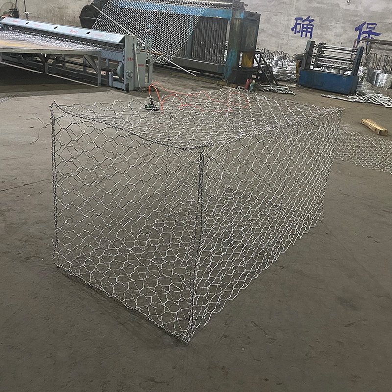 Gabion Slope Protection Stone Cage Net galvanized retaining wall gabion mesh