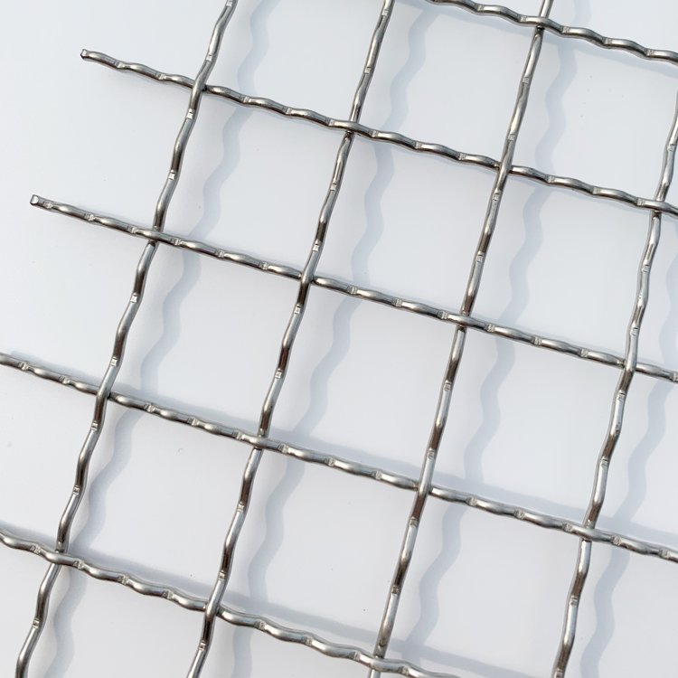 304 316 316L Stainless Steel Bbq Grill Net Crimped woven Wire Mesh