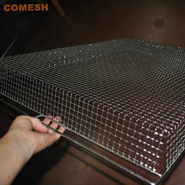 Food Grade Stainless Steel Oven Wire Mesh Food Tray