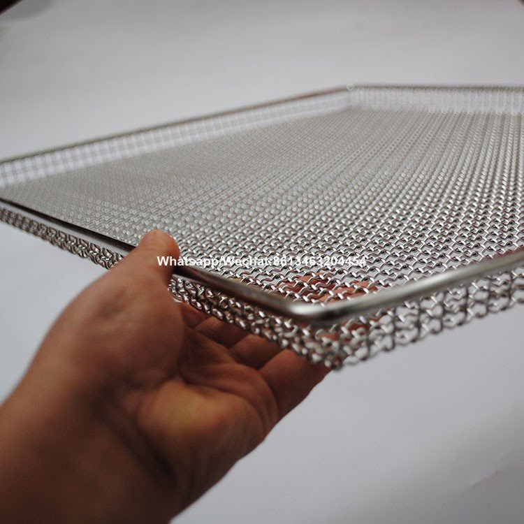 Food Grade Stainless Steel Oven Wire Mesh Food Tray