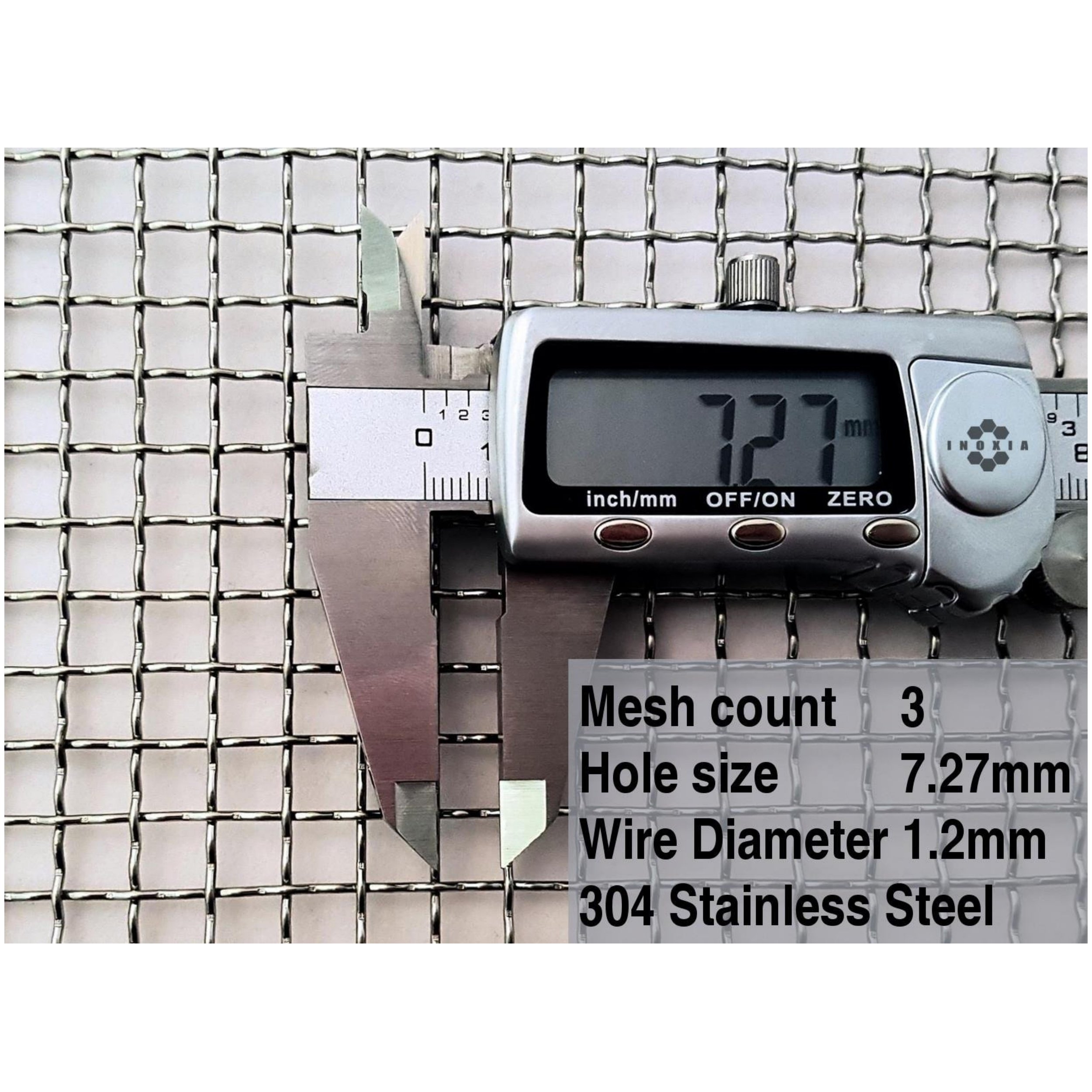 Wholesale High Quality 3x3 mesh 304 ss 316 Net Woven Metal Stainless Steel Weave Wire Crimped Mesh