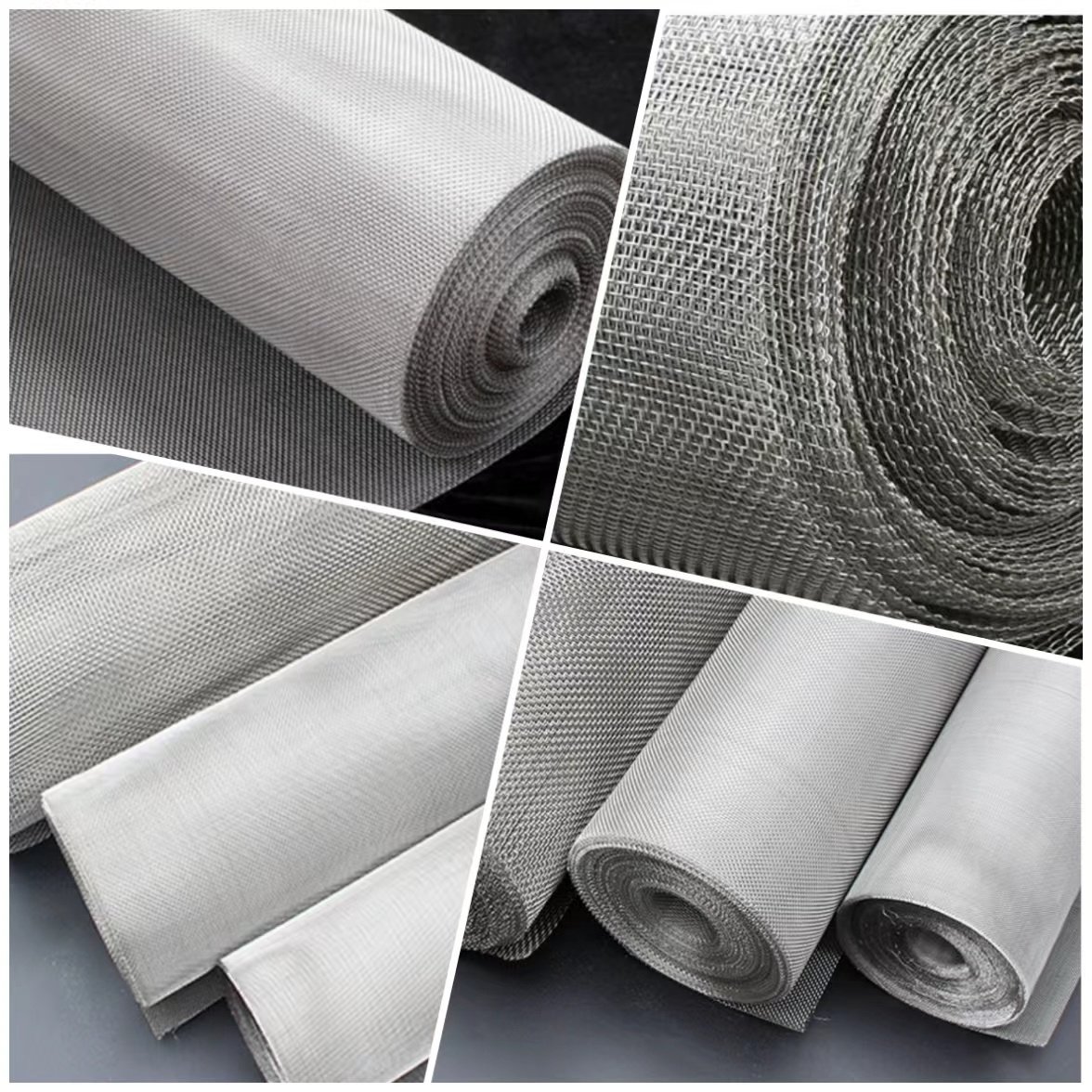 60x60 70 80x80 mesh food grade 304 stainless steel wire mesh 250 220 micron tamis cran mesh