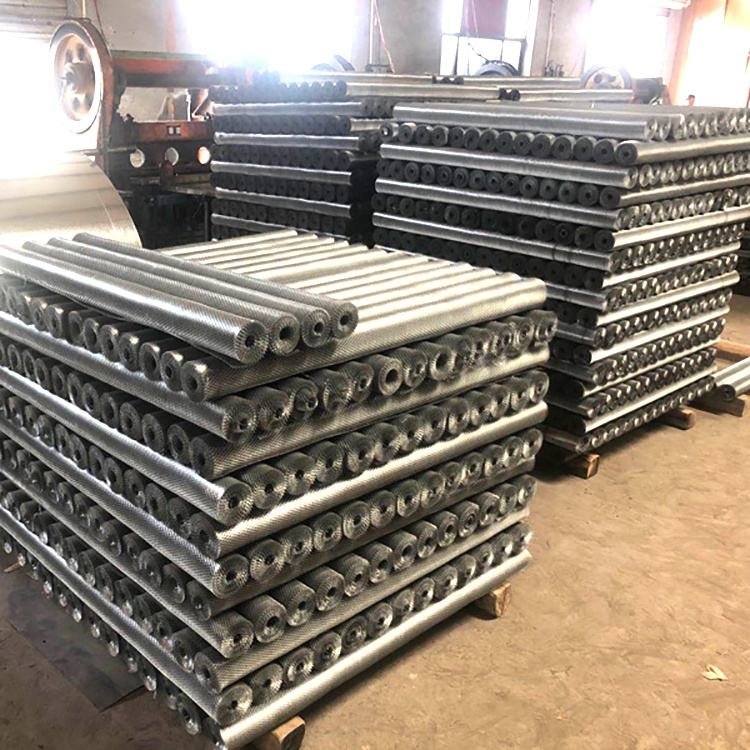 Factory Direct Sale Metal Mesh Professional Custom Standard Steel Diamond Mesh Expanded Sheet