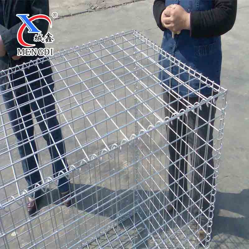 Factory Supply Custom Size High Quality 1*1*1m Retainer Wall 100x100x30cm Gabion Basket Gabion Stone Wall