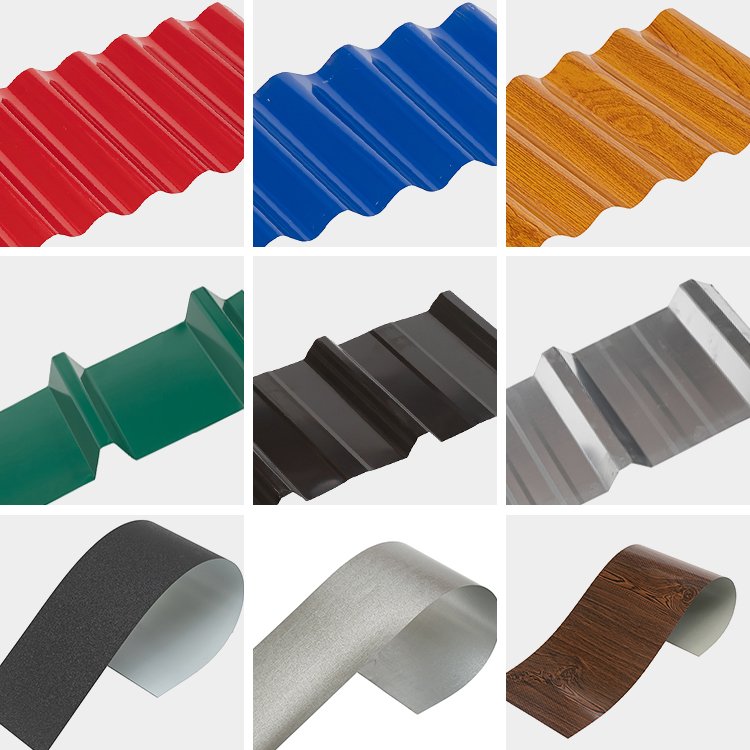 Custom Color Pre-painted Sgch Tole PPGI Zinc Galvanized Corrugated Steel Metal Roofing Sheet From Shandong