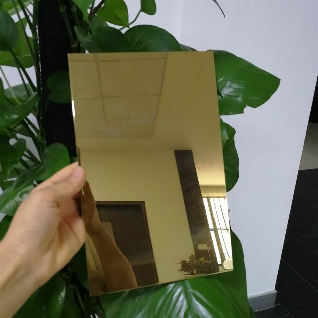 8K Mirror embossed Hairline Color Coated GOLG Stainless Steel Sheet