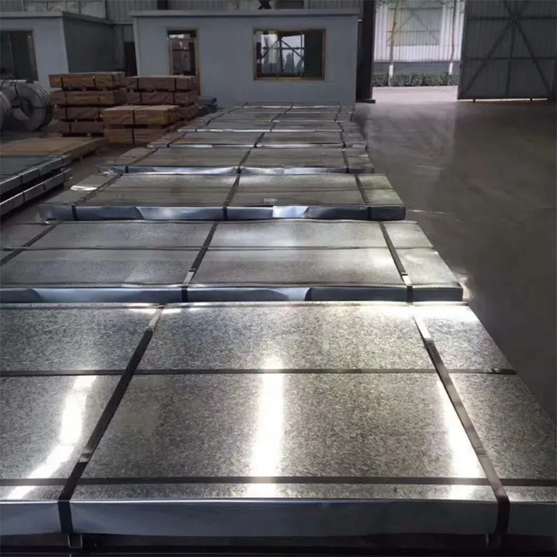 X 8ft Sheets Metal Tiles Roll Corrugated Galvanized Steel Wall 2mm Thick Galvanized Sheet Metal 26 Gauge 4ft Galvanized Sheet