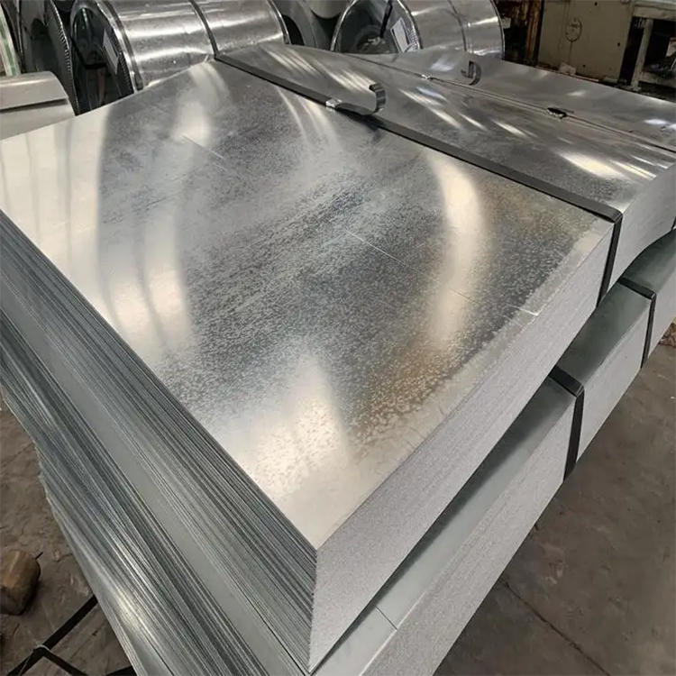X 8ft Sheets Metal Tiles Roll Corrugated Galvanized Steel Wall 2mm Thick Galvanized Sheet Metal 26 Gauge 4ft Galvanized Sheet