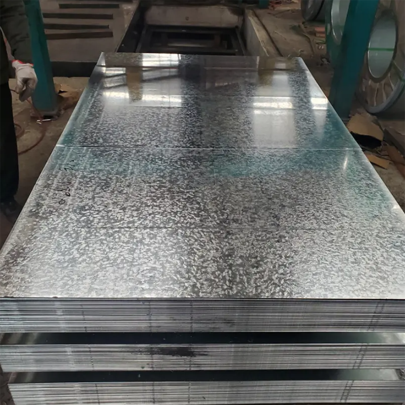 X 8ft Sheets Metal Tiles Roll Corrugated Galvanized Steel Wall 2mm Thick Galvanized Sheet Metal 26 Gauge 4ft Galvanized Sheet