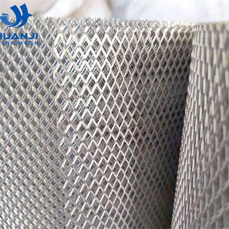 Manufacturer Wholesale Rhombus Aluminum Expanded Mesh Protective Mesh Ditch Leaf Protective Expanded Metal Mesh