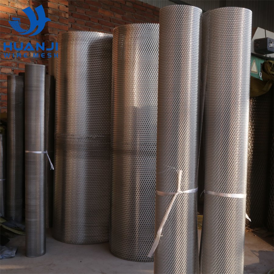 Manufacturer Wholesale Rhombus Aluminum Expanded Mesh Protective Mesh Ditch Leaf Protective Expanded Metal Mesh