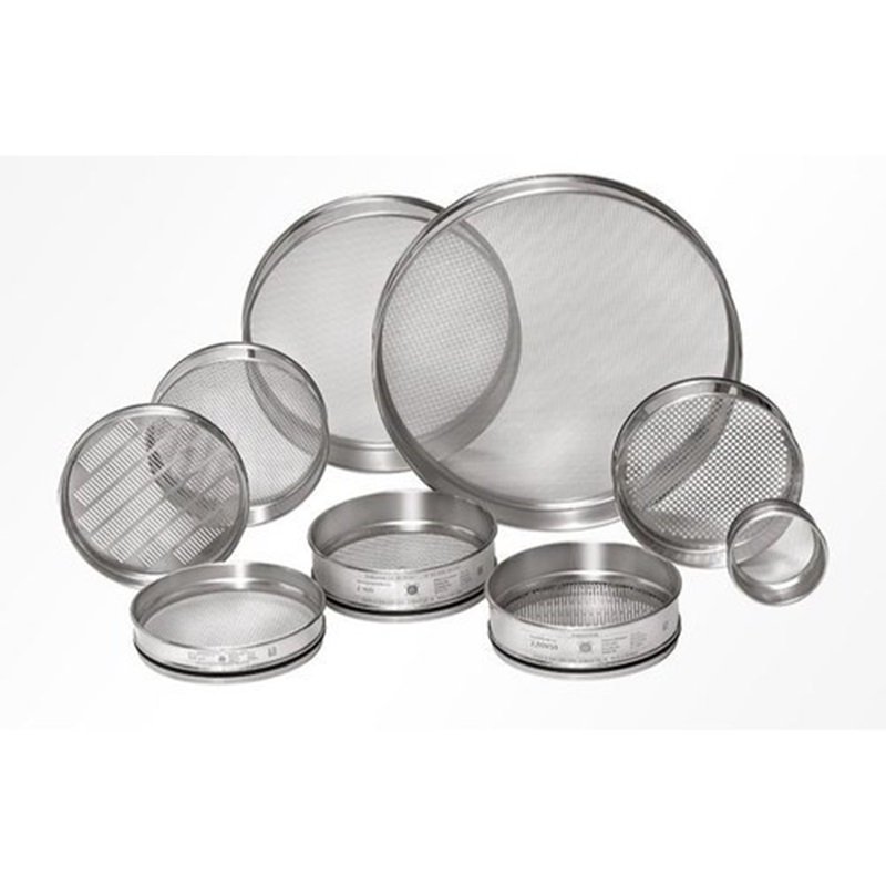 Stainless steel sieve sample powder flour sand garden soil grain filter woven wire cloth