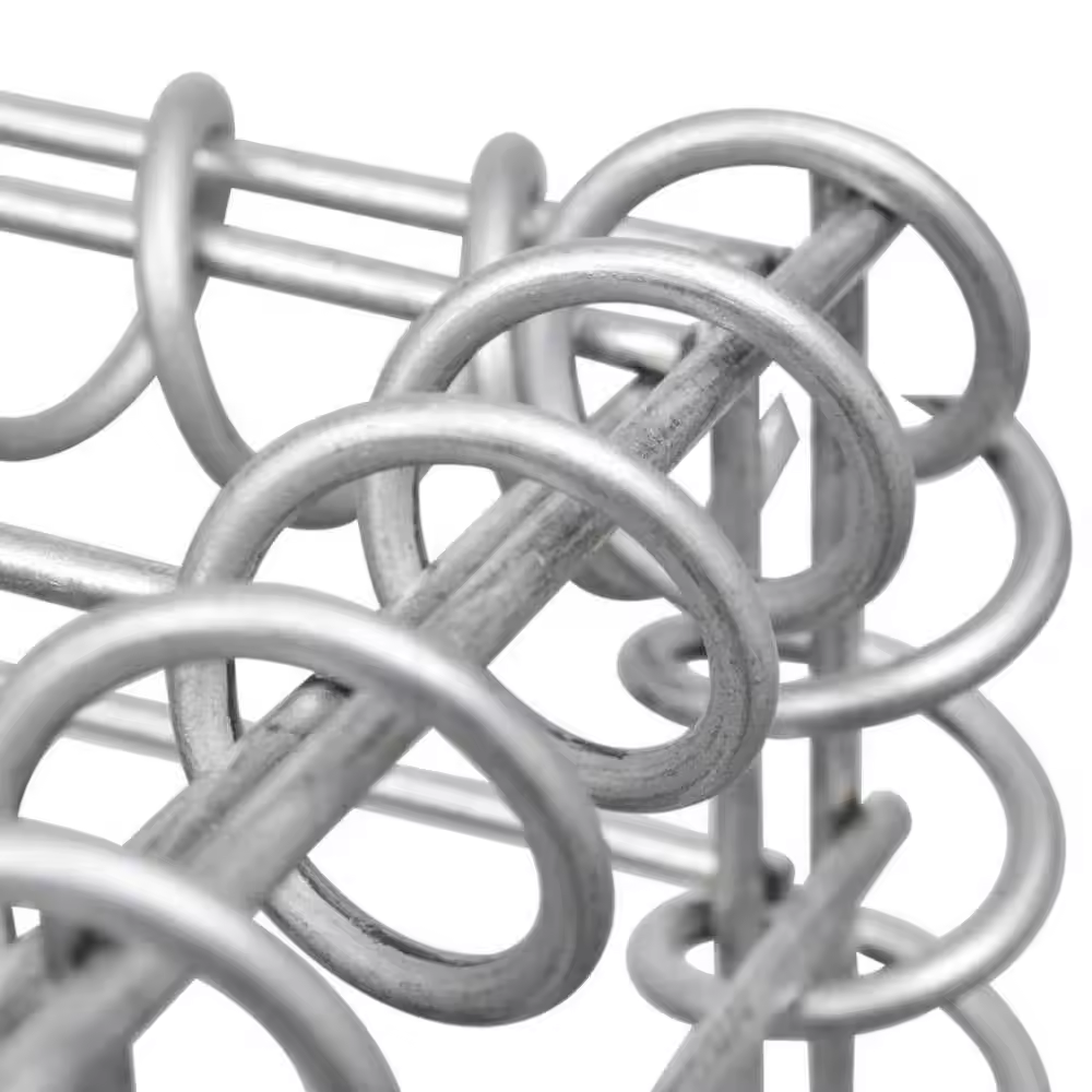 PVC coated welded gabion cages corrosion resistance hot dipped galvanized steel gabion mesh fence