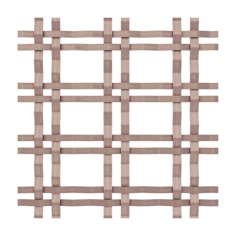 2024 New Decorative Aluminum Cladding Metal Facade Panel Brass Decorative Wire Mesh For Cabinet Doors