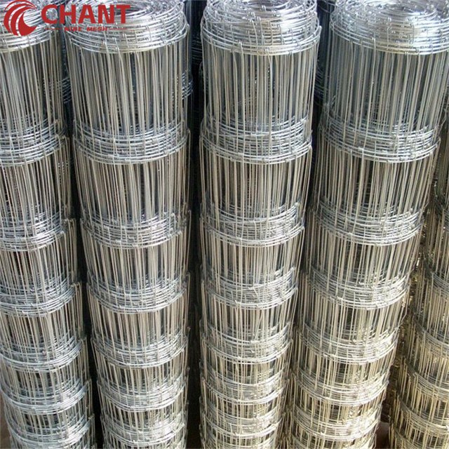 Customized 1.8m 2m High Galvanized Steel Wire Mesh for Cattle Farm Deer Fencing & Field Fence for Sheep/Goat Management